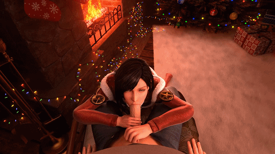 动漫[Horny Herring Studios] 2月新作：蒂法 性感圣诞女郎极品红丝长腿爆肏中出 [1.6G] [飞狗云]