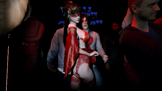 动漫[VAM] fgg99：夏侯氏-夜店摇 爆肏后入性感红丝肚兜御姐 [4K60] [1.37G] [飞狗云]